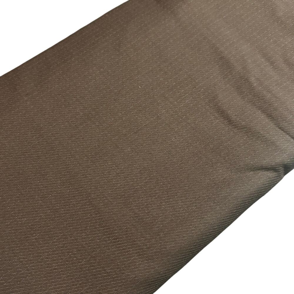 Brown Wool Fabric Blue Pinstripe 60" Wide 6 Yards Suiting Deadstock